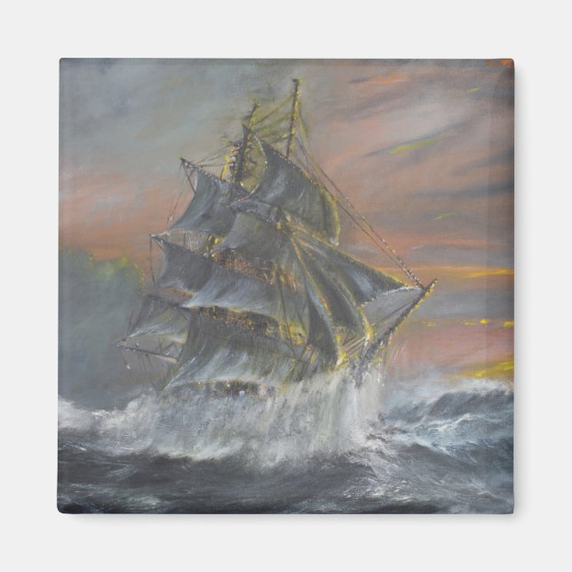 Terra Nova är en häftig Gale Dawn Magnet (Framsidan)