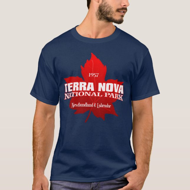 Terra Nova NP (maple löv) T-Shirt (Framsida)