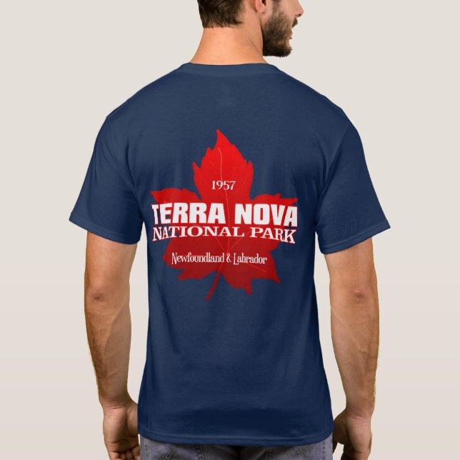 Terra Nova NP (maple löv) T-Shirt (Baksida)