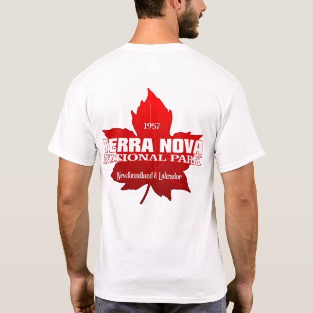 Terra Nova NP (maple löv) T Shirt (Baksida)