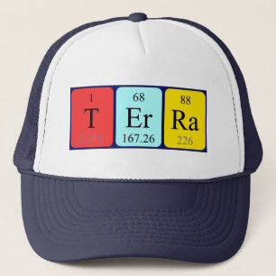 Terra Periodisk bord namn hat Keps