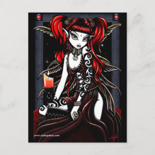 Terra Red Tattoo Fairy Postcard Vykort