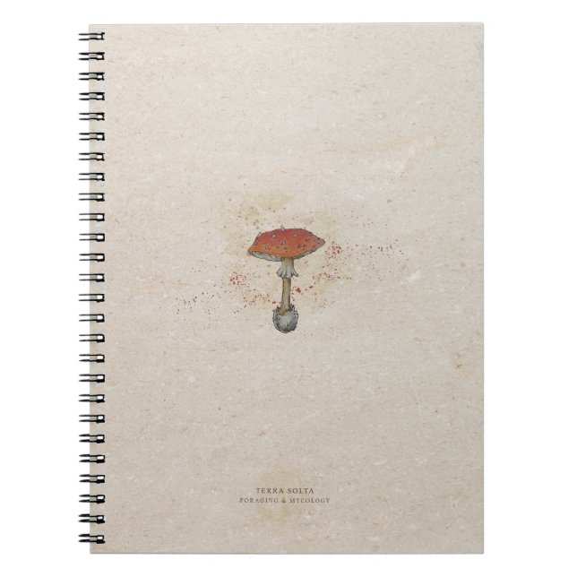 Terra Solta - Foraging & Mycology - notebook Anteckningsbok (Framsidan)
