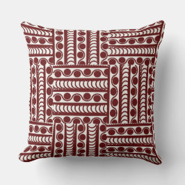 Terra Tribal Pillow: Earthy Rhythm Cushion Kudde