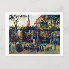 Terrace Cafe på Montmartre Vincent Van Gogh Vykort