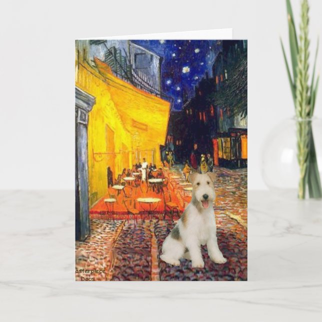 Terrace Cafe - Tråd Fox Terrier #1 Kort (Framsida)
