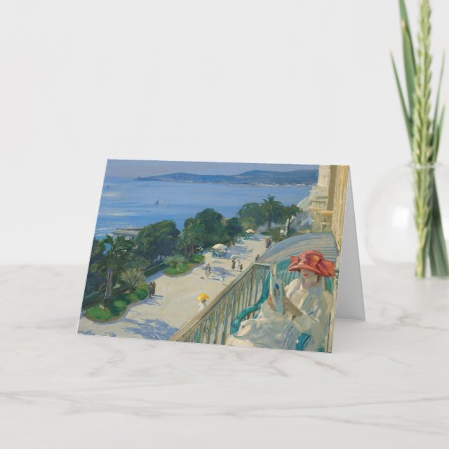 Terrace, Cap d’Ail | Herr John Lavery Kort (Framsida)