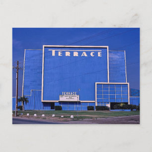 Terrace Drive-In Theater, Bakersfield, Kalifornien Vykort