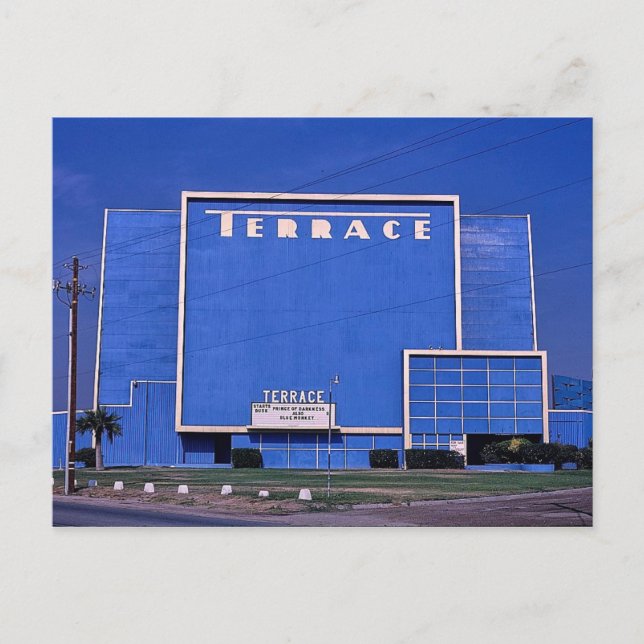 Terrace Drive-In Theater, Bakersfield, Kalifornien Vykort (Framsida)