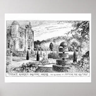 Terrace Garden Ballimore, Argyle, från Thomas Maws Poster
