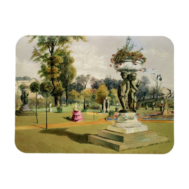 Terrace Garden, Woburn Abbey Magnet (Horisontell)