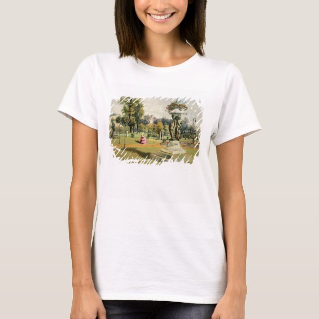 Terrace Garden, Woburn Abbey Tee Shirt (Framsida)