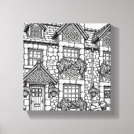 Terrace House #11 Canvastryck