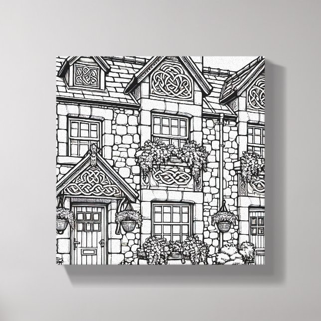 Terrace House #11 Canvastryck (Framsida)