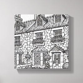 Terrace House #14 Canvastryck