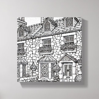 Terrace House #14 Canvastryck