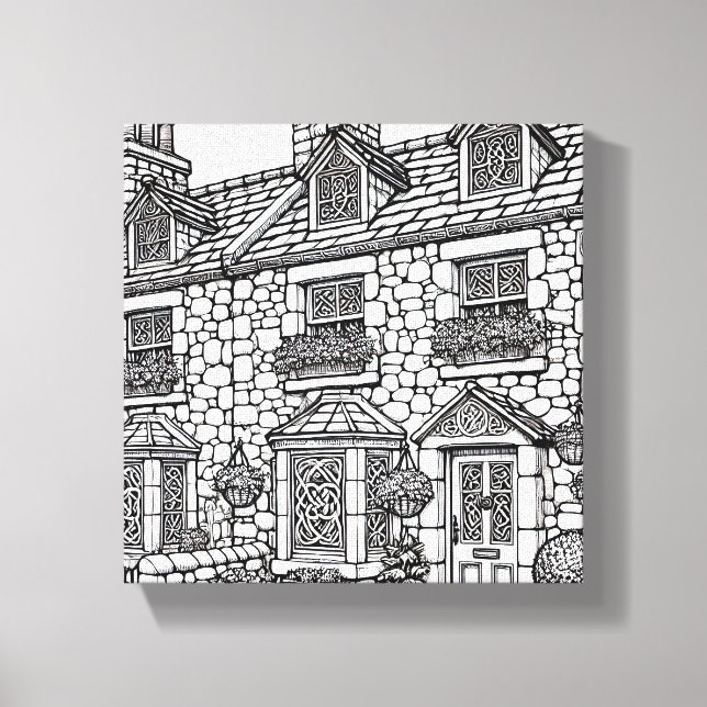 Terrace House #14 Canvastryck (Framsida)