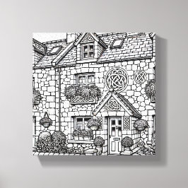 Terrace House #20 Canvastryck