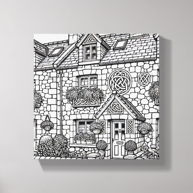 Terrace House #20 Canvastryck (Framsida)