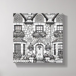 Terrace House #21 Canvastryck