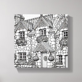 Terrace House #22 Canvastryck