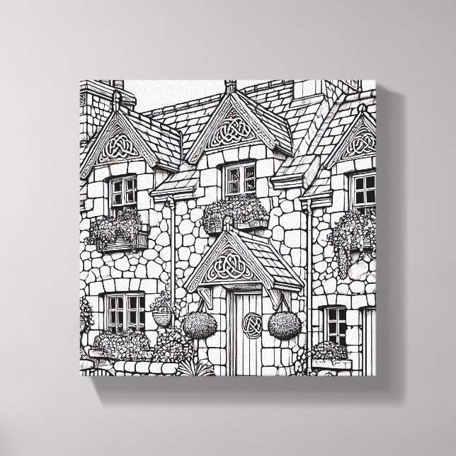 Terrace House #22 Canvastryck (Framsida)