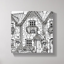 Terrace House #27 Canvastryck