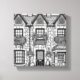 Terrace House #28 Canvastryck