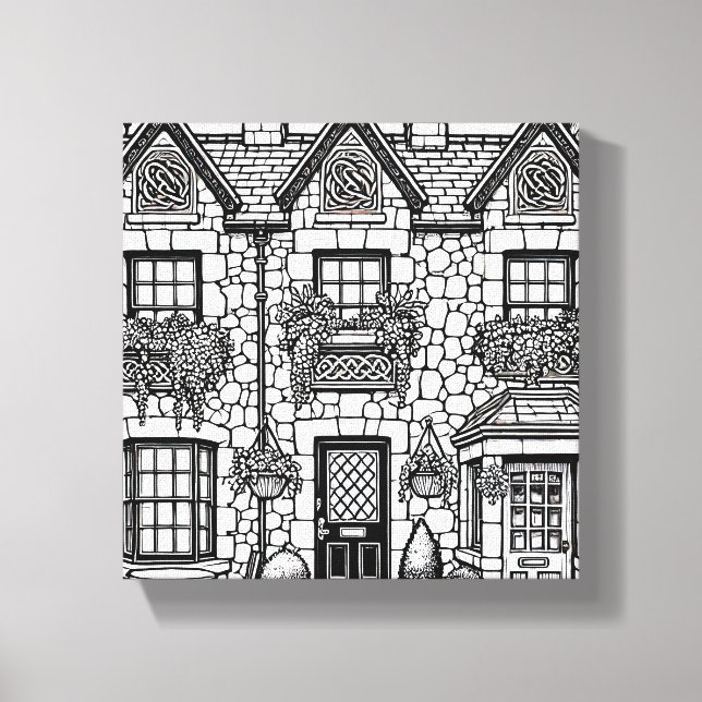 Terrace House #28 Canvastryck (Framsida)