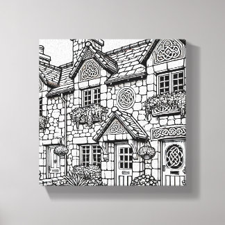 Terrace House #31 Canvastryck