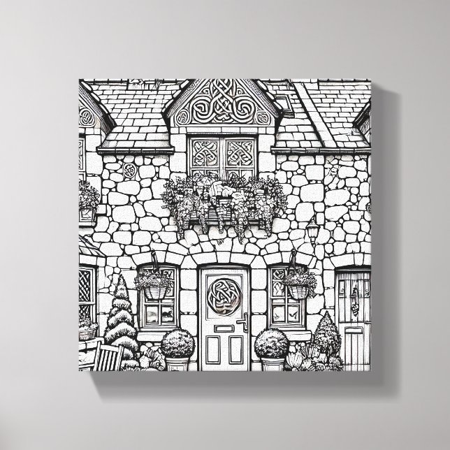 Terrace House #32 Canvastryck (Framsida)