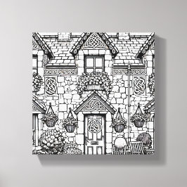 Terrace House #33 Canvastryck