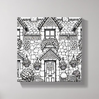 Terrace House #33 Canvastryck