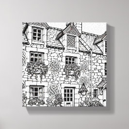 Terrace House #34 Canvastryck