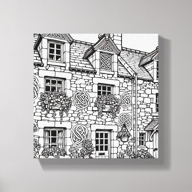 Terrace House #34 Canvastryck (Framsida)