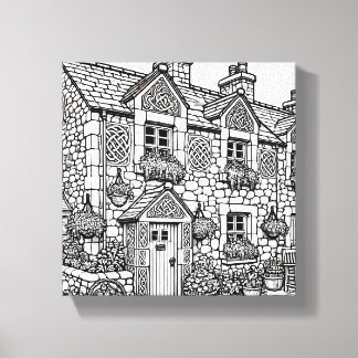 Terrace House #35 Canvastryck