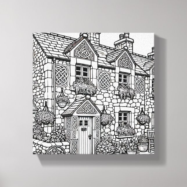 Terrace House #35 Canvastryck (Framsida)