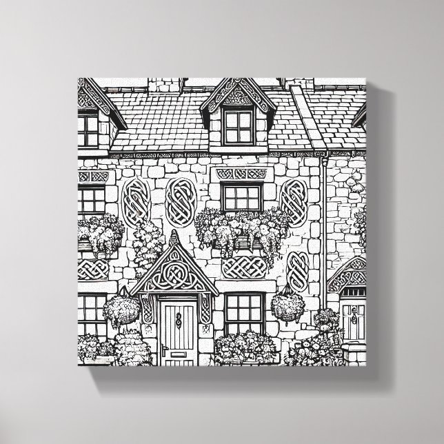 Terrace House #37 Canvastryck (Framsida)