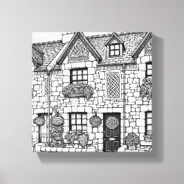 Terrace House #38 Canvastryck