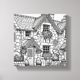 Terrace House #39 Canvastryck