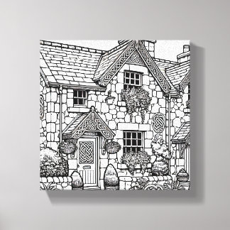 Terrace House #39 Canvastryck