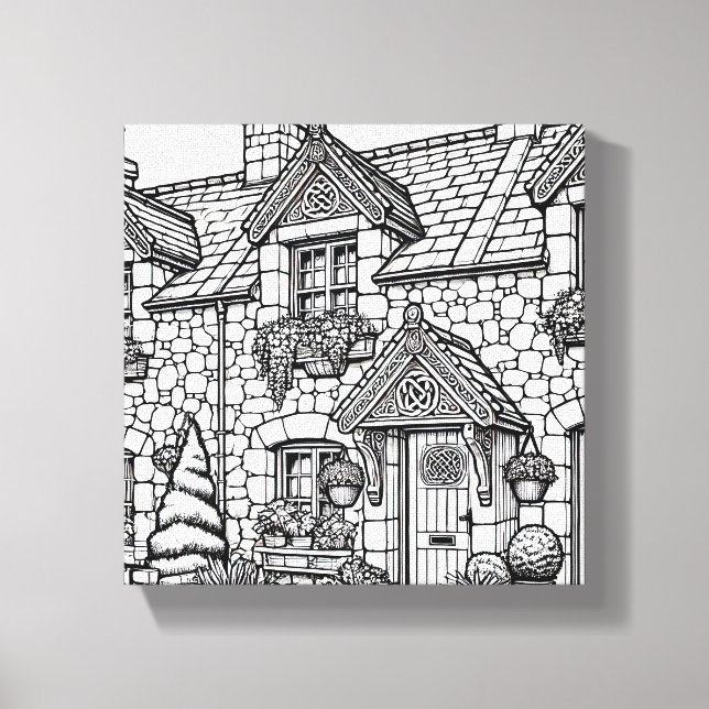 Terrace House #40 Canvastryck (Framsida)