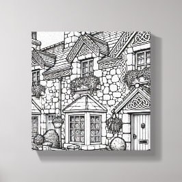 Terrace House #41 Canvastryck