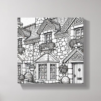 Terrace House #41 Canvastryck