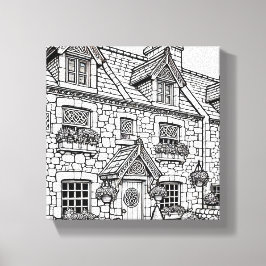 Terrace House #42 Canvastryck