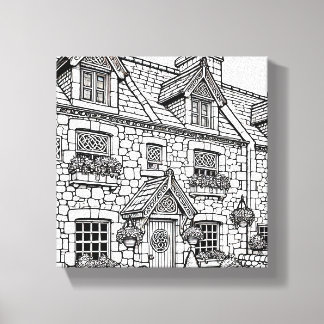 Terrace House #42 Canvastryck