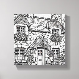 Terrace House #43 Canvastryck