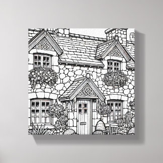 Terrace House #43 Canvastryck