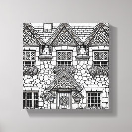 Terrace House #44 Canvastryck