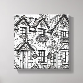 Terrace House #45 Canvastryck